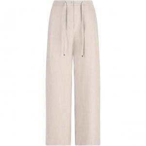 Брюки с поясом на шнурке 'S MAX MARA, серый