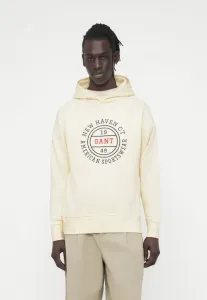 Худи с графическим принтом Gant, Cream
