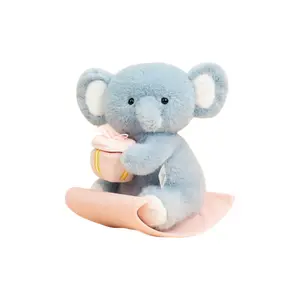 Плюшевые куклы милые трясущиеся животные с хлопком и движением высота 24см/30см Mise