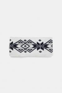 Повязка на голову с добавлением шерсти Ярек СТБ Eisbar, белый