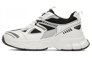 AOKANG Низкие массивные кроссовки женские бежево-черные