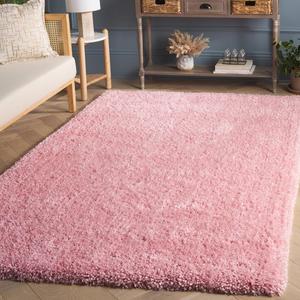 SAFAVIEH Classic Shag Collection ковер 183 x 275 см - , Pink, ручной работы, толщиной , идеален для помещений с высокой проходимостью в гостиной, спальне (SG240P)