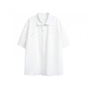 X1617 Рубашка Unisex White Lapel Moderate Others