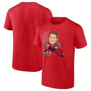 Мужская футболка matthew tkachuk florida panthers с карикатурой игрока Fanatics