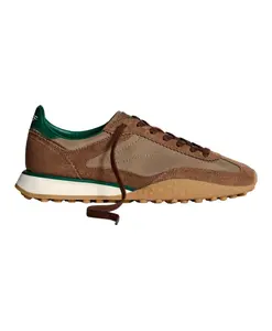 Коричневые кроссовки с белыми деталями Hoff, коричневый