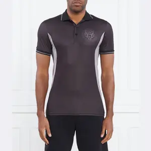 Рубашка поло очень узкого кроя SS Plein Sport, черный