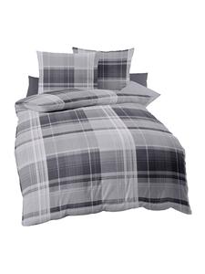 Постельное белье Tonight Plaid серого цвета kaeppel, 155 x 220 + 80 x 80 см