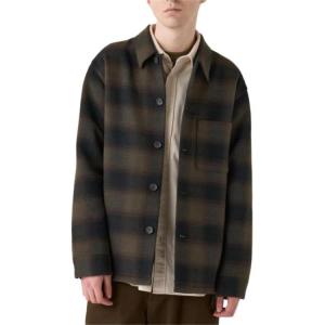 Куртки Пальто Унисекс Коричневый Черный UNIQLO