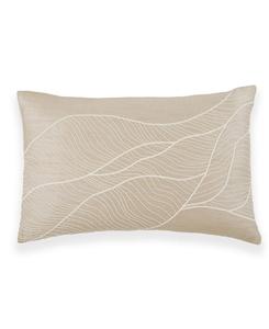 Вышитая наволочка Дюна, королевский размер Donna Karan Home, Taupe