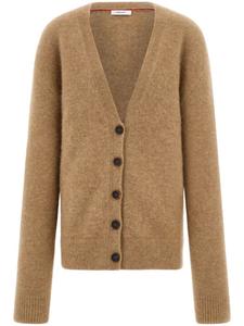 Кардиган из смесового кашемира Ferragamo, нейтральный цвет