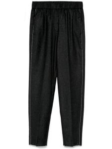 Peserico брюки с люрексом, серый