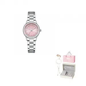 FILA Часы Wrist Watch Quartz Movement Steel Strap Pink Watch Dial Women's Watch Love At First Sight Romantic Box, [Barbie Pink]6647-101