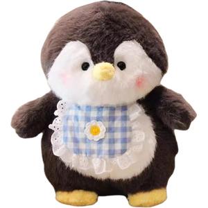 Плюшевая кукла пингвиненок 12см/36см/55см высота XIAOCAIXIONG, черный