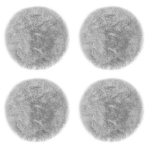 Подушка на сиденье andiamo 4 шт, 34x4x34 см, серебряный