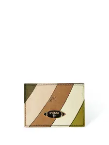 Кардхолдер с принтом Iride PUCCI, зеленый