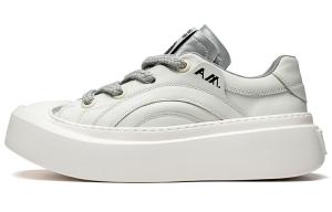 Против скольжения и износостойкие увеличивающие рост низкие кеды для скейтбординга мужские Anthony Miles, экрю серебро