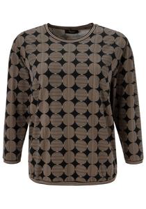 Aniston Лонгслив цвете Kitt, черная