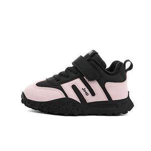 Низкие повседневные кроссовки Kids' Jeep, черный розовый (fleece-lined thin cotton)