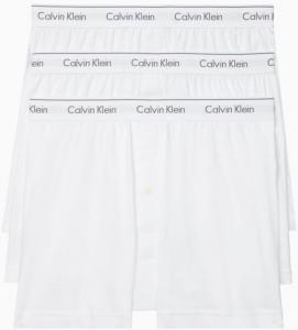 Комплект из 3 мужских трикотажных трусов-боксеров Calvin Klein Cotton Classics, 3 White