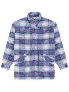 Куртка Wrangler Hemdjacke, цвет Lila/Hellblau