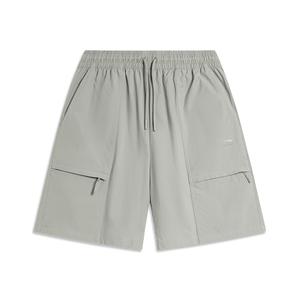 Лининг Спортс Лайф Коллекция Повседневные Шорты Мужские Лунная Тарелка Серый, Лунная Поверхность Серый