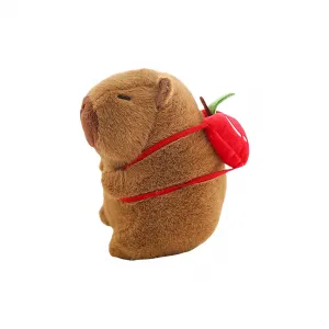 Минималистичная плюшевая игрушка капибара высотой 20 см Pampered Journal