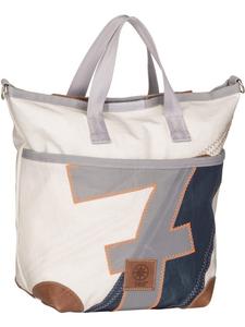 Сумка 360 grad, цвет weiß/blau mit hellgrauer zahl