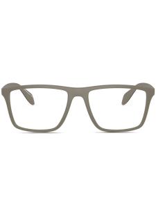 Emporio Armani очки в прямоугольной оправе, серый