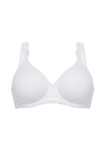 Бюстгальтер с чашкой и разделительной чашкой Rhapsody felina, белый