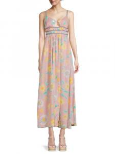 Платье Макси Глициния Free People, цвет Light Combo