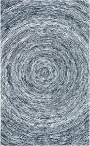 Ковер SAFAVIEH, 92 x 153 см, Ikat Collection, Grey, ручной работы из шерсти, идеально для помещений с высокой проходимостью: прихожая, гостиная, спальня (IKT633F)