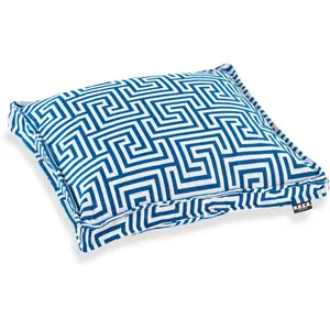 Подушка для сидения Gauzy blue No 16 с замечательным узором H.O.C.K., Blau + gemustert