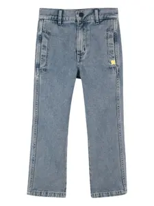 Джинсы с нашивками Billieblush, синий