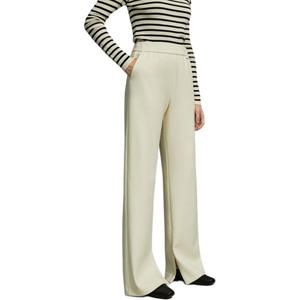 Женские повседневные брюки Moderate Wide Leg ELLE, белый