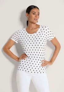 Футболка с принтом Madeleine, White Black