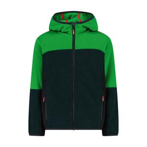 Детская флисовая куртка CMP для мальчиков с капюшоном и фиксатором 35H1804