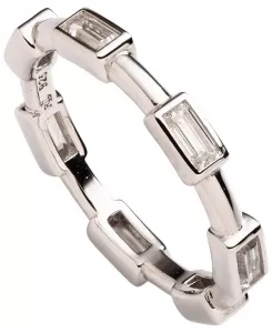 Кольцо из стерлингового серебра с кубическим цирконием Lauren Ralph Lauren, silver