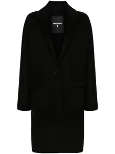 Фетровое пальто Patrizia Pepe, черный