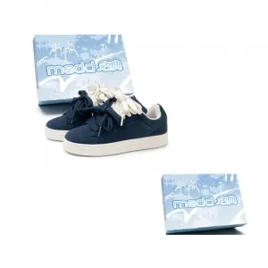 Medd Пуховики нескользящие утолщенные низкие скейтерские унисекс в коробке - темно-синий (высококачественные улучшенные), цвет Dark Blue (High-Quality-Upgraded)