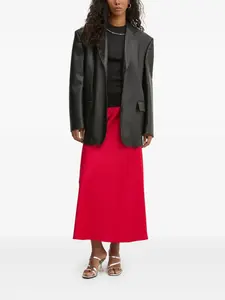 Юбка миди А-силуэта HUGO, красный