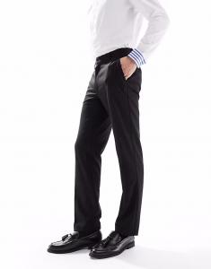 Узкие брюки ASOS DESIGN черного цвета