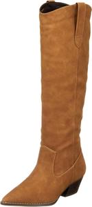 Женские западные высокие ботинки до колена Mio Notis, Camel