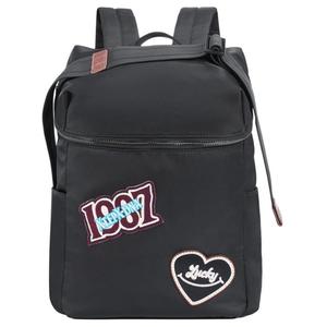 XTEP Тканевый рюкзак унисекс черный хаки коричневый, Black