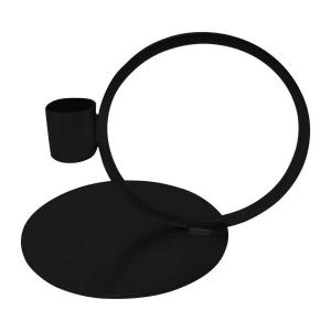 Подсвечник LaLe Living черный, 10/10/14 см