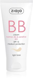 Bb активный крем для дефектов нормальной Ziaja Kremy BB/CC, Light 50 ml