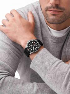 Мужские аналоговые часы Fossil FS6036 с силиконовым ремешком