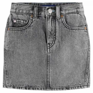 Юбка Scotch & Soda Washed Black denim, серый