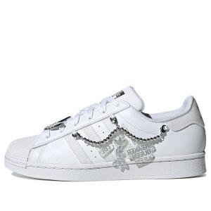 Кроссовки originals superstar for white/silver/grey Adidas, белый