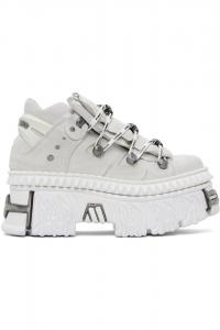 Новые кроссовки на платформе Rock Edition Fire Vetements, белый