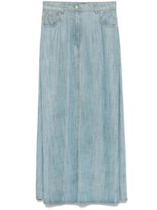 Kaos юбка миди А-силуэта, синий